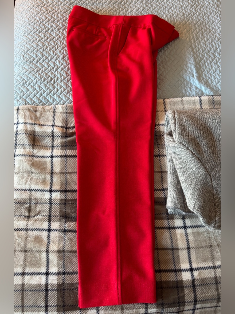 LOFT Bright Red Ankle Pants